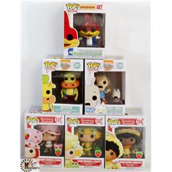 LOT OF 6 ASSORTED FUNKO POPS: STRAWBERRY SHORTCAKE