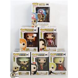 LOT OF 6 ASSORTED FUNKO POPS: SHONEN JUMP