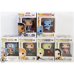 LOT OF 6 ASSORTED FUNKO POPS:ANIMATION VARIETY