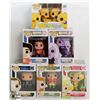 Image 1 : LOT OF 6 ASSORTED FUNKO POPS: MIXED VARIETY