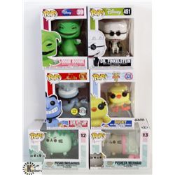 LOT OF 6 ASSORTED FUNKO POPS:DISNEY  &