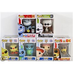 LOT OF 6 ASSORTED FUNKO POPS: DISNEY VARIETY PACK.