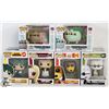Image 1 : LOT OF 6 ASSORTED FUNKO POPS: MIXED VARIETY PACK.