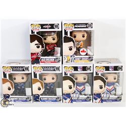 LOT OF 6 ASSORTED FUNKO POPS: NHL VARIETY PACK.