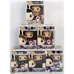 LOT OF 6 ASSORTED FUNKO POPS: NHL VARIETY PACK.
