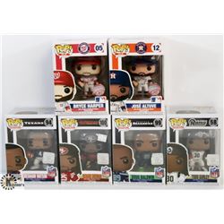 LOT OF 6 ASSORTED FUNKO POPS: MLB &