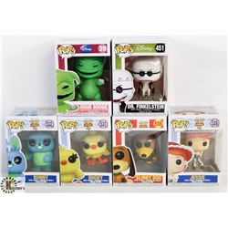 LOT OF 6 ASSORTED FUNKO POPS: DISNEY VARIETY