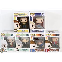 LOT OF 6 ASSORTED FUNKO POPS: TV VARIETY PACK.
