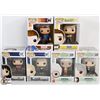 Image 1 : LOT OF 6 ASSORTED FUNKO POPS: TV VARIETY PACK.