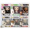 Image 1 : LOT OF 6 ASSORTED FUNKO POPS: MOVIES VARIETY PACK.