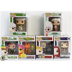 LOT OF 6 ASSORTED FUNKO POPS: MOVIES & TV VARIETY