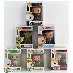 LOT OF 6 ASSORTED FUNKO POPS: MOVIES  VARIETY
