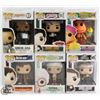 Image 1 : LOT OF 6 ASSORTED FUNKO POPS: MIXED VARIETY PACK.