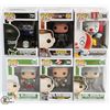 Image 1 : LOT OF 6 ASSORTED FUNKO POPS: MOVIES VARIETY PACK