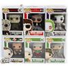 Image 1 : LOT OF 6 ASSORTED FUNKO POPS: MOVIES VARIETY PACK