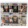 Image 1 : LOT OF 6 ASSORTED FUNKO POPS: MOVIES VARIETY PACK.