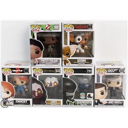 LOT OF 6 ASSORTED FUNKO POPS: MOVIES VARIETY PACK.