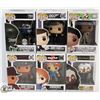 Image 1 : LOT OF 6 ASSORTED FUNKO POPS: MOVIES VARIETY PACK.