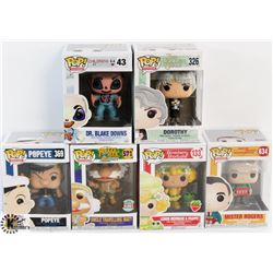 LOT OF 6 ASSORTED FUNKO POPS: TV & ANIMATION