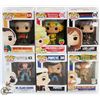 Image 1 : LOT OF 6 ASSORTED FUNKO POPS: TV & ANIMATION