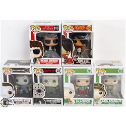 LOT OF 6 ASSORTED FUNKO POPS: MOVIES VARIETY PACK.