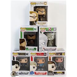 LOT OF 6 ASSORTED FUNKO POPS: MOVIES VARIETY PACK.