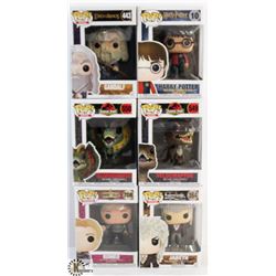LOT OF 6 ASSORTED FUNKO POPS: MOVIES VARIETY PACK.