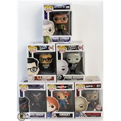 LOT OF 6 ASSORTED FUNKO POPS: MOVIES VARIETY PACK.