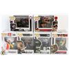 Image 1 : LOT OF 6 ASSORTED FUNKO POPS: MOVIES VARIETY PACK.