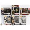 Image 1 : LOT OF 6 ASSORTED FUNKO POPS: MOVIES VARIETY PACK.