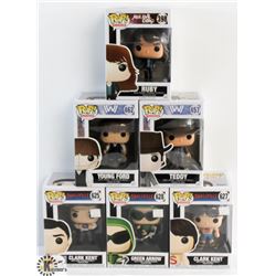 LOT OF 6 ASSORTED FUNKO POPS: TV VARIETY PACK.