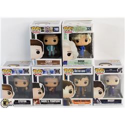 LOT OF 6 ASSORTED FUNKO POPS: TV VARIETY PACK.