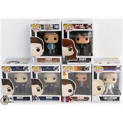 LOT OF 6 ASSORTED FUNKO POPS: TV VARIETY PACK.