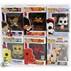 Image 1 : LOT OF 6 ASSORTED FUNKO POPS: MIXED VARIETY PACK.