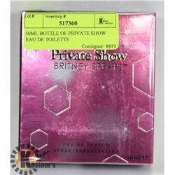 50ML BOTTLE OF PRIVATE SHOW EAU DE TOILETTE