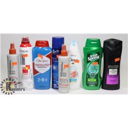 BAG OF ASSORTED BODY WASHES