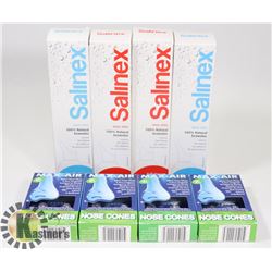 BAG OF SALINEX & NOSE CONES