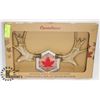 Image 1 : VINTAGE SEALED CANADIAN ANTLER WALL