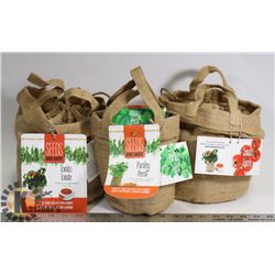 SEEDS ARE EASY COLLECTION  TOMATOES AND PARSLEY