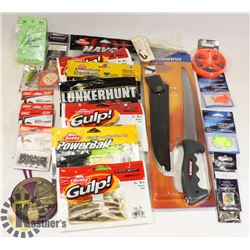 FLAT OF NEW FISHING ITEMS 8 POWERBAIT