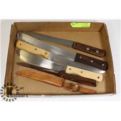 FLAT OF ASSORTED KNIVES