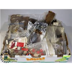 FLAT OF FLY FISHING MAKING SUPPLIES