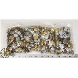 GIANT LOT OF VARIOUS MILITARY AND POLICE BADGES