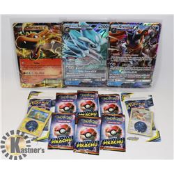 LOT OF 11 VARIOUS POKEMON COLLECTORS CARDS ETC.