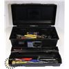 Image 1 : BLACK 19" TOOL BOX FILLED W/ TOOLS