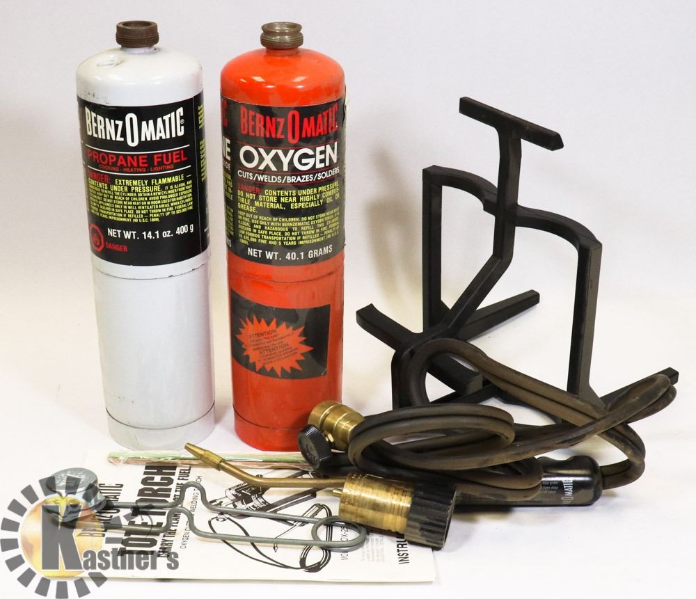 BERNZOMATIC TOTE TORCH OXYGEN CUTTING /WELDING KIT