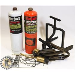 BERNZOMATIC TOTE TORCH OXYGEN CUTTING /WELDING KIT