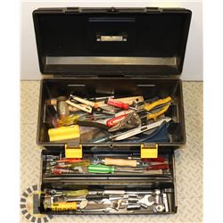 STRONG N' TOUGH TOOL BOX FILLED W/ TOOLS