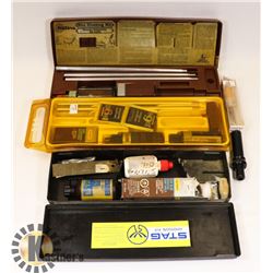 3 SHOTGUN CLEANING KITS W/ 2 DUCK CALLS