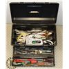 Image 1 : BLACK TOOL BOX W/ CONTENTS